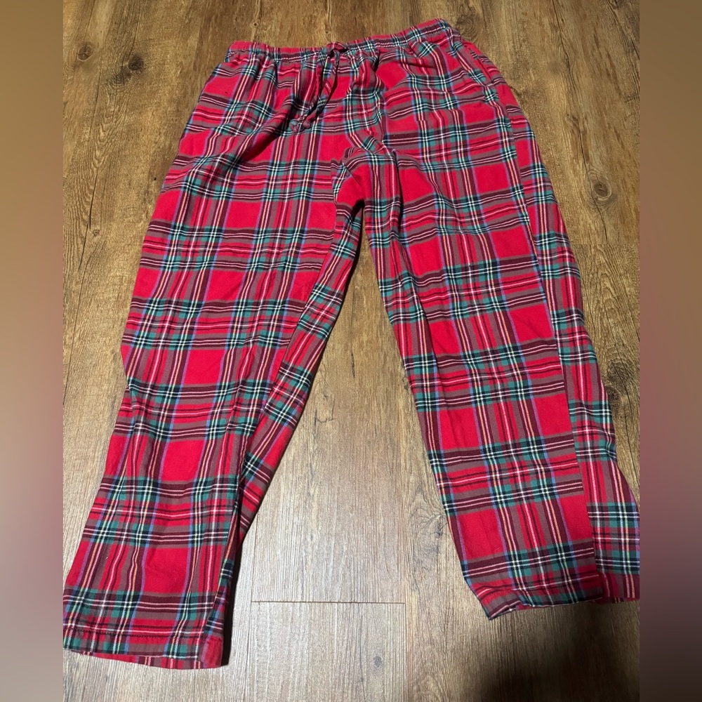 Red Plaid Men's Pajamas